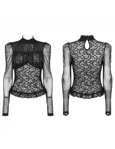 Top Dentelle Punk Rave