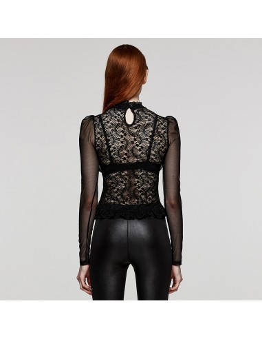 Top Dentelle Punk Rave
