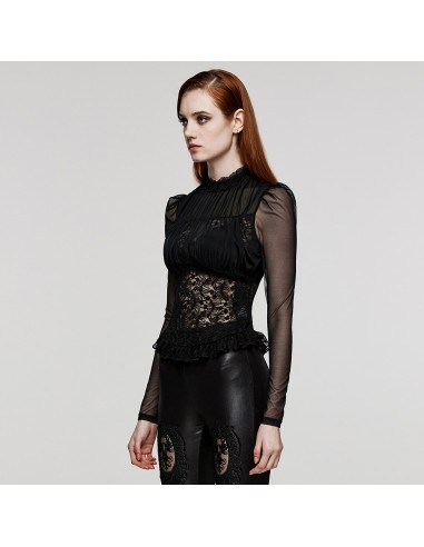 Top Dentelle Punk Rave