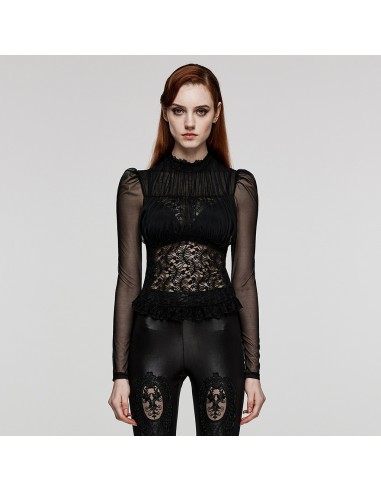 Top Dentelle Punk Rave