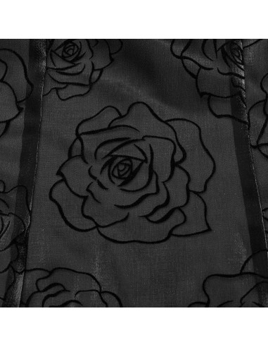 Chemisier Black Roses