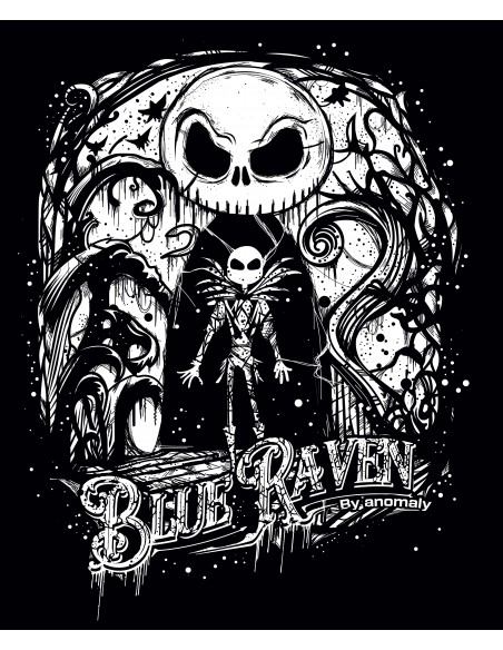 T-shirt Blue Raven by Anomaly Haunted Jack
