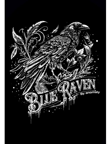 T-shirt Blue Raven by Anomaly The Crow