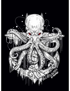 T-shirt Alternatif Blue Raven Kraken 2