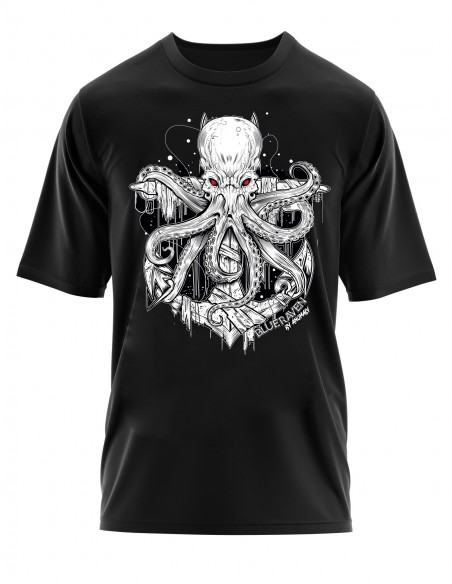 T-shirt Blue Raven by Anomaly The Kraken