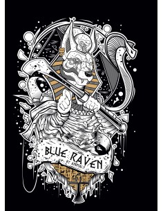 T-shirt Blue Raven by Anomaly Old Anubis 2