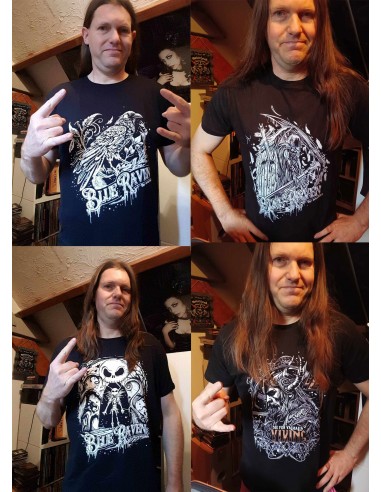 T-shirt Blue Raven Viking Blue Raven By Anomaly