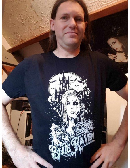 T-shirt Blue Raven by Anomaly Cursed Warrior