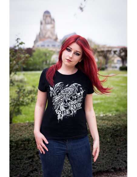 T-shirt Femme Blue Raven by Anomaly The Crow