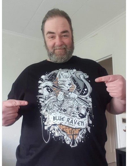 T-shirt Blue Raven by Anomaly Old Anubis