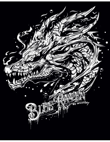 T-shirt Blue Raven by Anomaly The Dragon