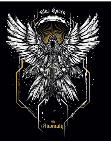 T-shirt Blue Raven by Anomaly Valkyrie