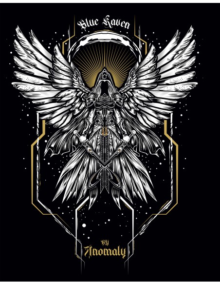 T-shirt Blue Raven by Anomaly Valkyrie