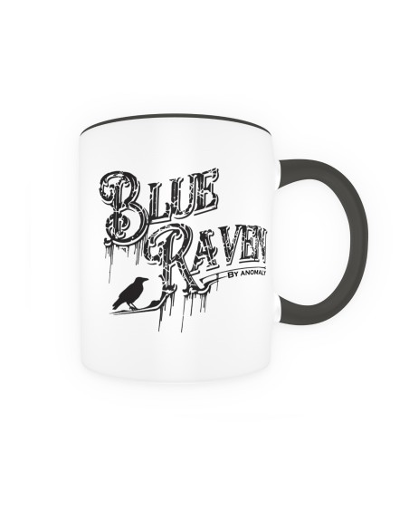 Mug Blue Raven By Anomaly Kraken