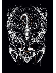 T-shirt Femme Blue Raven by Anomaly Scorpion 2