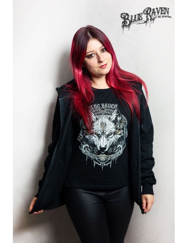 T-shirt Viking Blue Raven Loup Fenrir