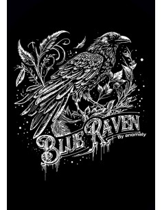Sweat Gothique Blue Raven The Crow 2