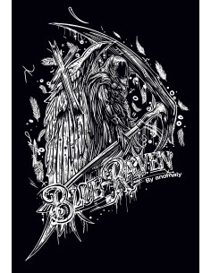 T-shirt Femme Blue Raven by Anomaly La Faucheuse 2