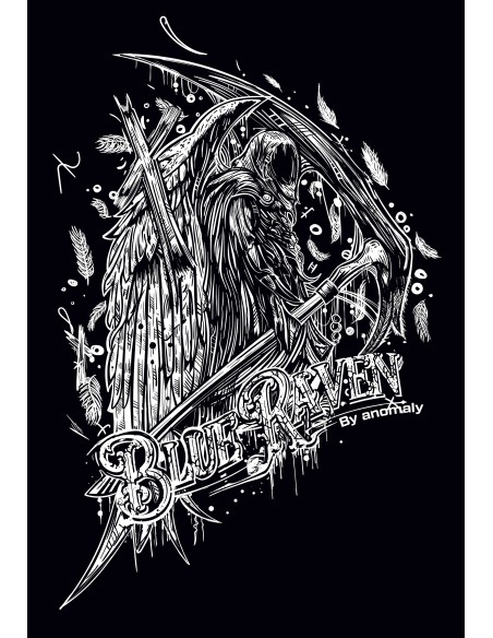 T-shirt Femme Blue Raven by Anomaly La Faucheuse