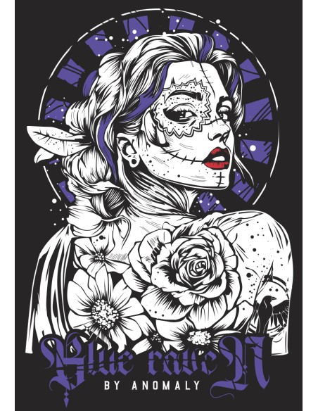 Sweat Gothique Blue Raven Catrina Sweat Gothique Blue Raven Catrina