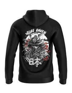 Sweat Japon Blue Raven Samouraï