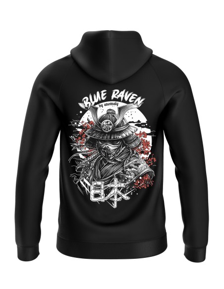 Sweat Japon Blue Raven Samouraï