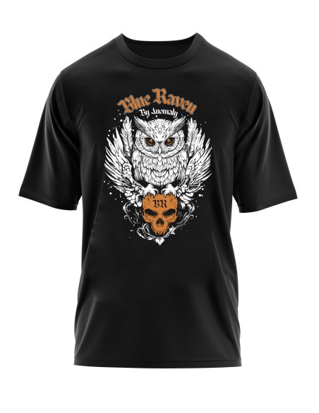 T-shirt Fantasy Blue Raven Hibou
