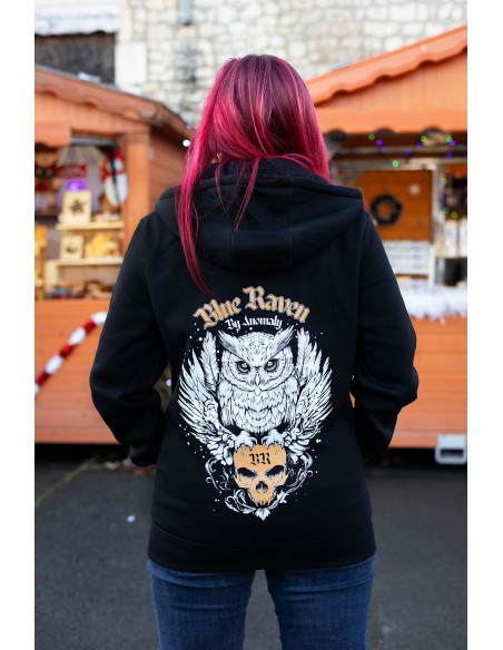 Sweat Blue Raven by Anomaly Death Owl