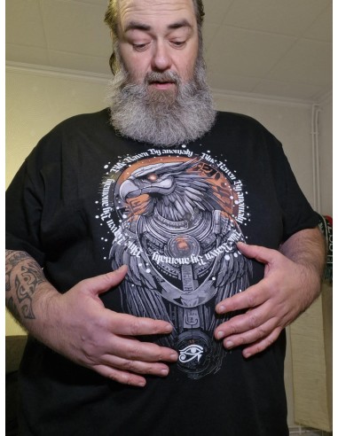 T-shirt Blue Raven by Anomaly Horus