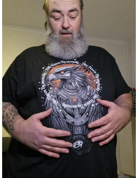 T-shirt Blue Raven by Anomaly Horus