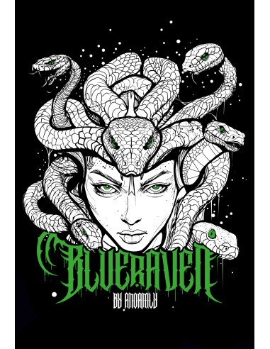 T-shirt Femme Blue Raven by Anomaly Médusa