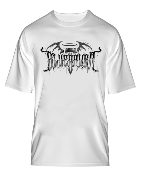 T-shirt Blanc Blue Raven by Anomaly