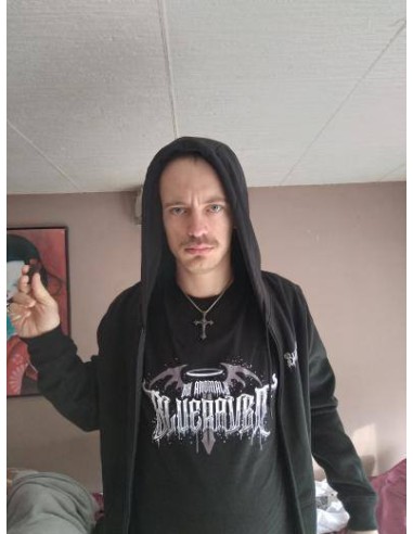 T-shirt Noir Blue Raven by Anomaly