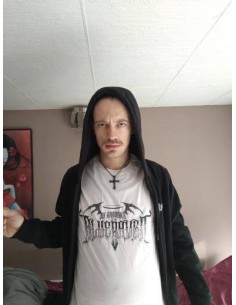 T-shirt Blanc Blue Raven by Anomaly 2