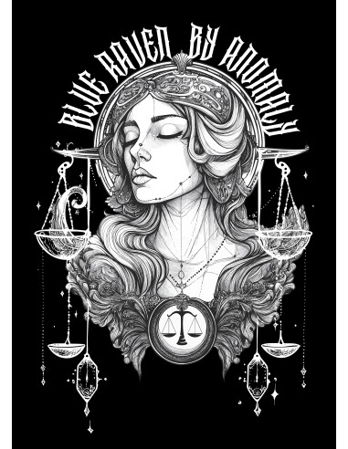 T-shirt Homme Blue Raven by Anomaly Balance