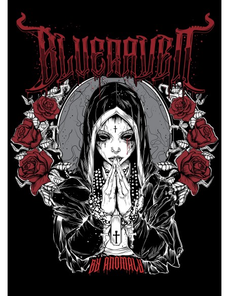 T-shirt Homme Blue Raven by Anomaly The Nun