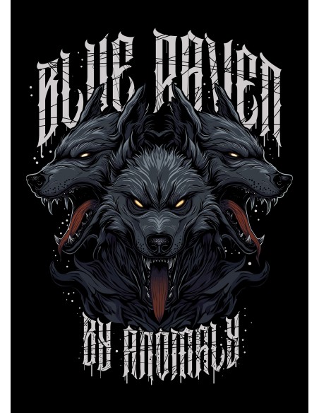 T-shirt Homme Blue Raven by Anomaly Cerberus