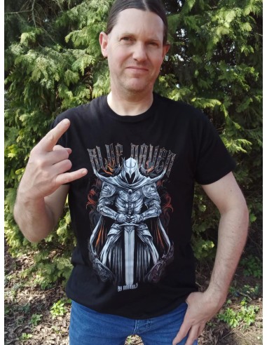 T-shirt gothique Blue Raven Templier