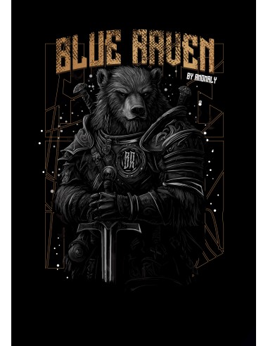 T-shirt Femme Blue Raven by Anomaly Ours Guerrier