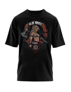 T-shirt Viking Blue Raven Légende Nordique
