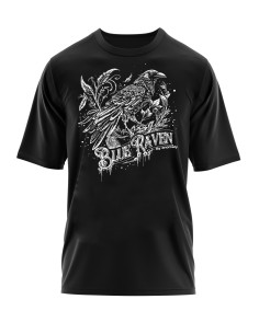 T-shirt Blue Raven by Anomaly The Crow