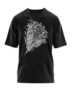 T-shirt Blue Raven by Anomaly La Faucheuse