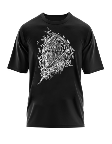 T-shirt Blue Raven by Anomaly La Faucheuse