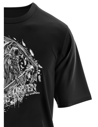 T-shirt Blue Raven by Anomaly La Faucheuse
