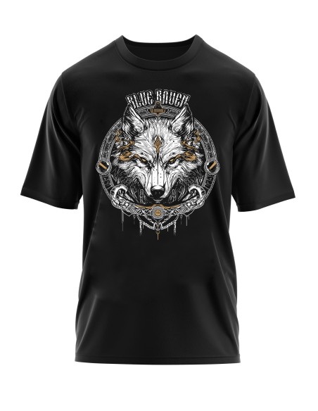 T-shirt Viking Blue Raven Fenrir