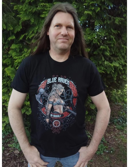 T-shirt Viking Blue Raven
