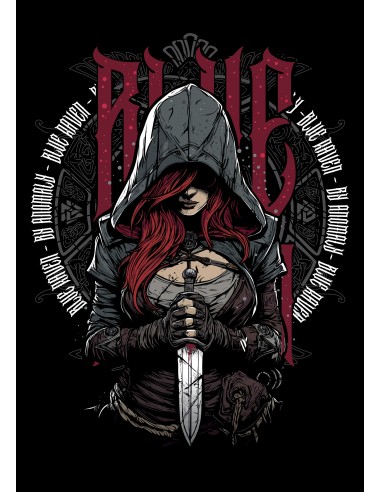 T-shirt Femme Blue Raven by Anomaly Red Revenge