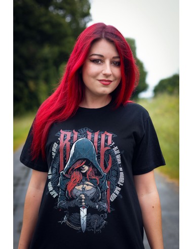 T-shirt Guerrière Viking Blue Raven