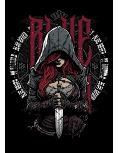 T-shirt Motif au Dos Blue Raven by Anomaly 2