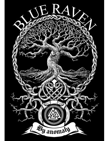 T-shirt Motif au Dos Blue Raven by Anomaly Blue Raven By Anomaly